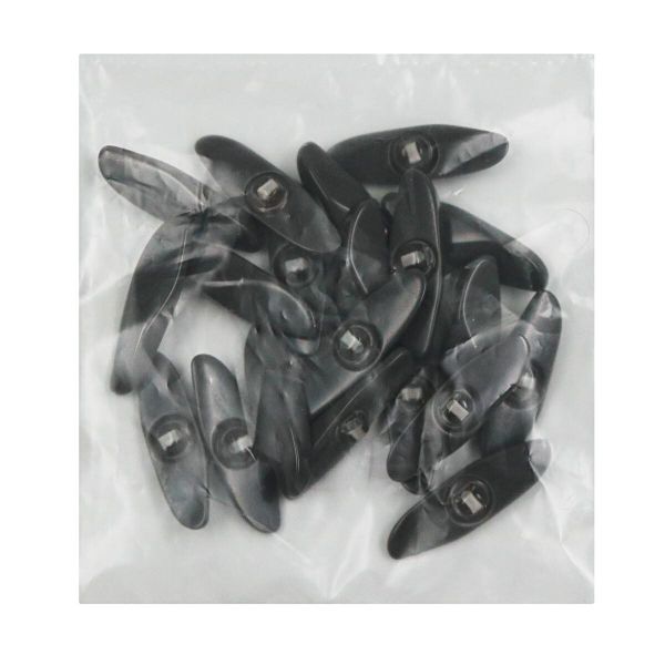 Пуговицы на ножке (3.01-203-45) (т.серый), Б25, 20 шт