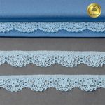 Кружево эластичное (стрейч) 15 мм / 5 метров, TBY.8031, цв.F183 голубой