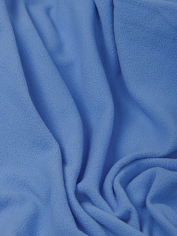 Флис 2-сторонний 190 г/м², 150 см / 2 метра, TBY-0059-331.2, цв.F331 тем.голубой