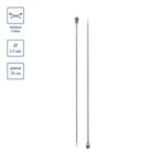 Спицы прямые металл ⌀3.5 мм, 35 см, никель, Gamma MKP