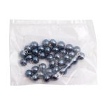 Пуговица-жемчужина 13L (8мм) на ножке, пластик/металл (Blue2 (синий2)), GE01, 32 шт