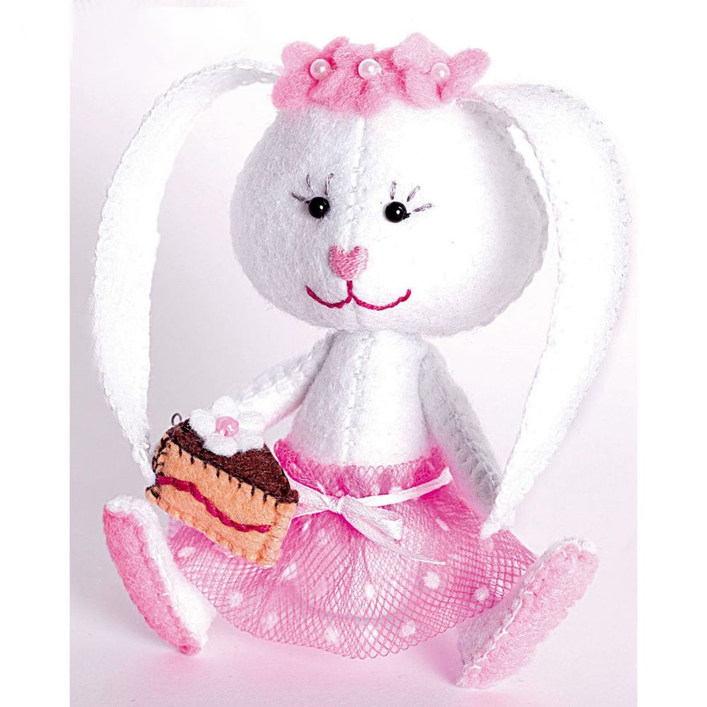 Набор для создания игрушки из фетра серия Детки ЗАЙКА СЛАСТЕНА, ПФД-1066