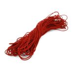 Резинка шляпная (шнур эластичный) ⌀2.0 мм / 30 метров, красный