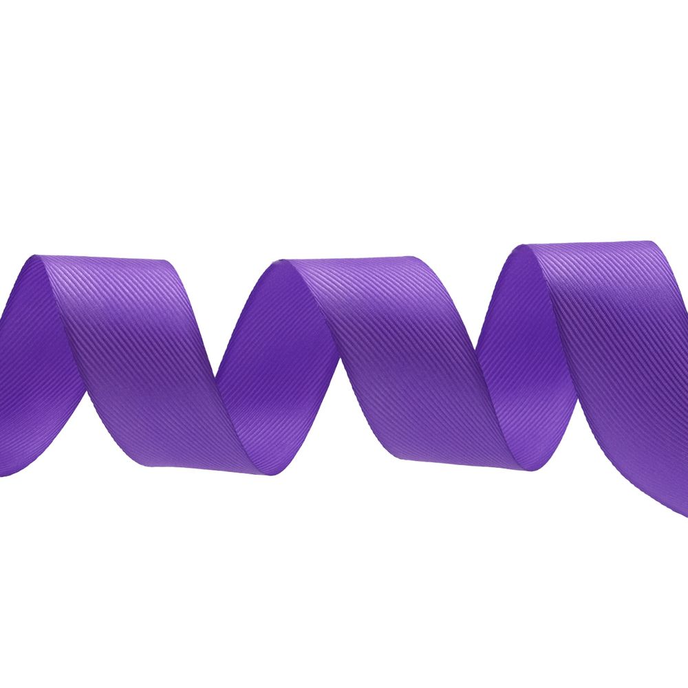 Лента декоративная ёлочка 40.0 мм / 20±1 метров, 34 фиолетовый