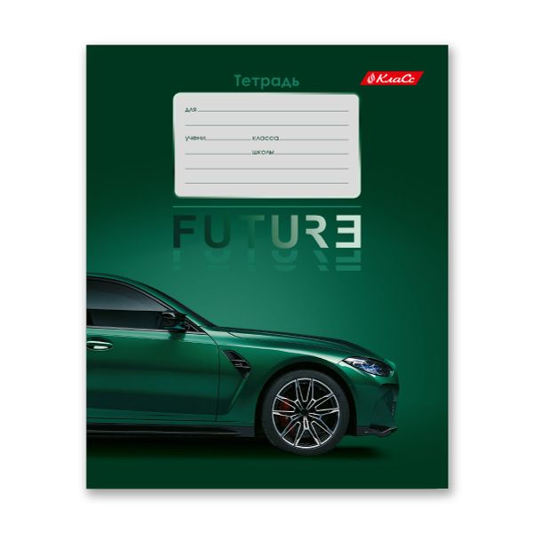 Тетрадь ученическая школьная, выборочный лак, A5+ 24 л. на скобе 65 г/м², белизна 100% 30 шт, клетка, 000373 Зелёная ракета, Светоч 24ТСКд5_4_3_1