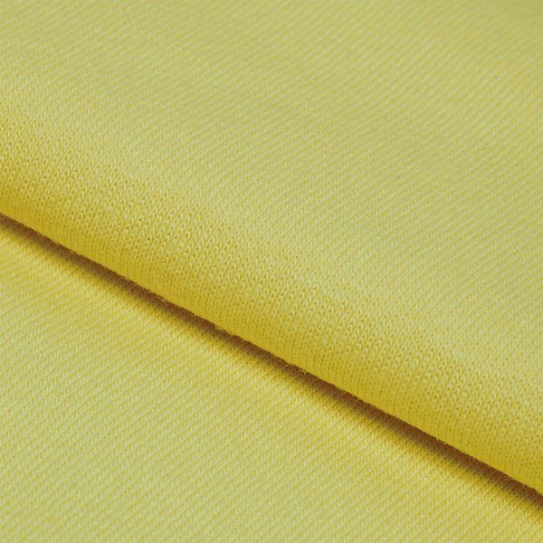 Футер 2-нитка петля поликоттон стрейч 220 г/м², 160 см / 3 метра, ФУТ2Х.TBY.ХЛ-ПЭ.S802.3, цв.S802 желтый