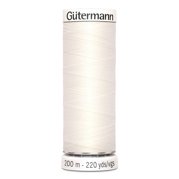Нитки универсальные Gutermann Sew-all, 200м, 111 айвори, 5 катушек