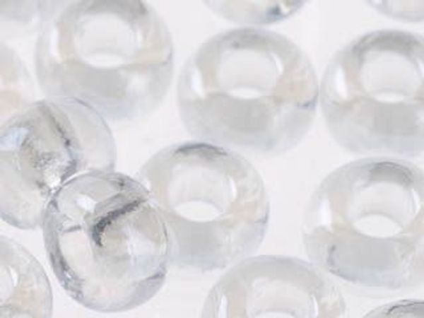 Бисер Preciosa прозрачный с жемчужным покрытием 10/0 (2.3 мм), 1х50г, цв. 48102