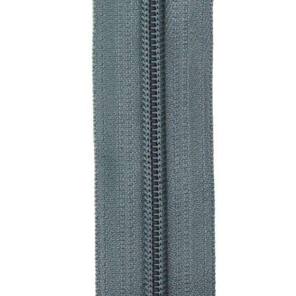 Молния рулонная спираль (витая) Т7 (7 мм) / 100 метров, 309 т.серый (графит), Gamma