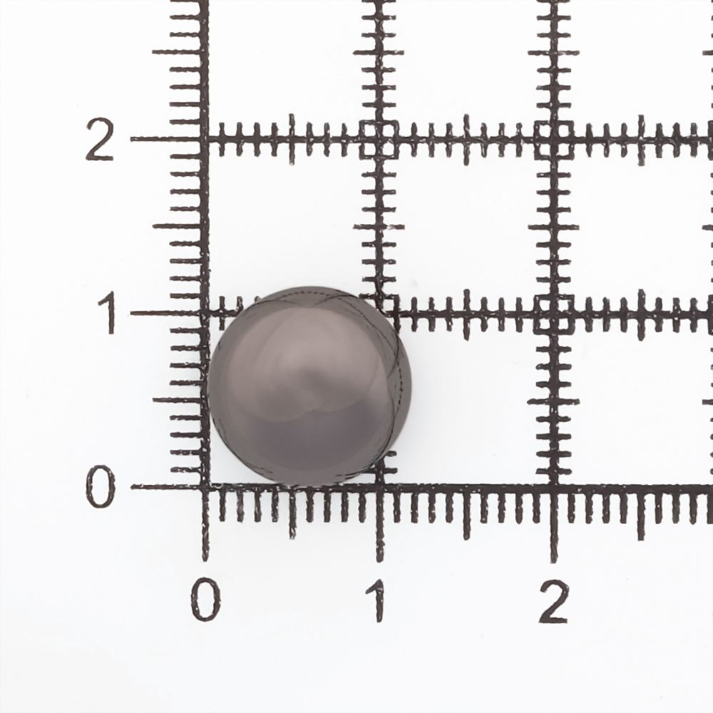 Пуговицы на ножке Полусфера 18L (11мм), металл (Pewter (олово (черный никель))), MEs-2014, 36 шт
