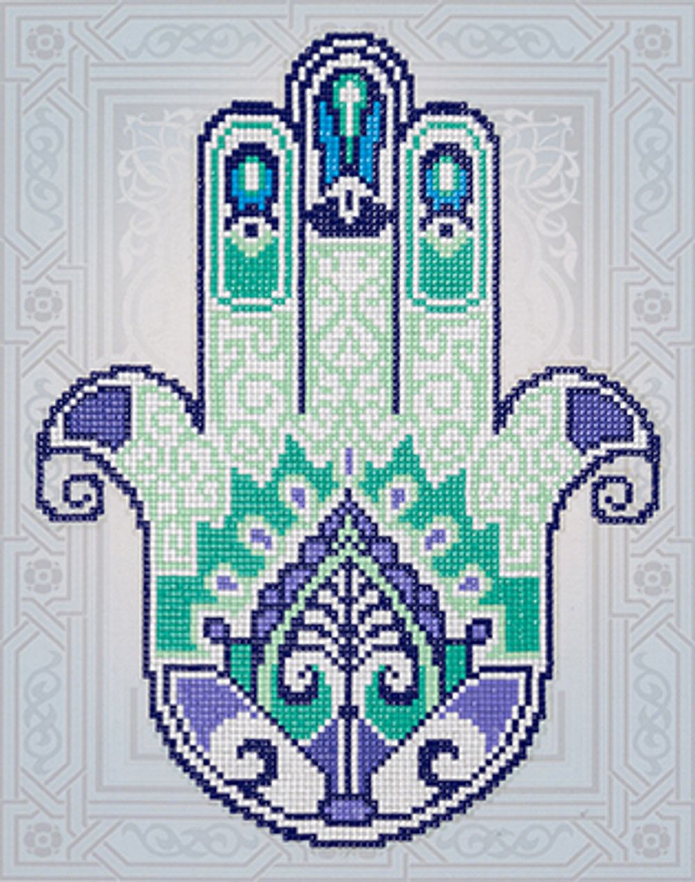 Алмазная (кристальная) мозаика Фрея, Хамса, 24х30 см