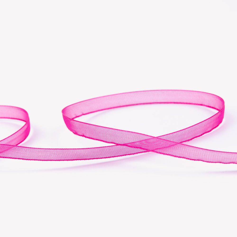 Лента капроновая (органза) _6.0 мм / 45.7 метров, 113 св.малиновый, Blitz OR-6