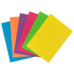 Пенка декоративная (фоамиран) DPK-01 A4 21х29.7 см, 6 цв, №03 ассорти с блестками_неоновые цв, Лео DPK-01
