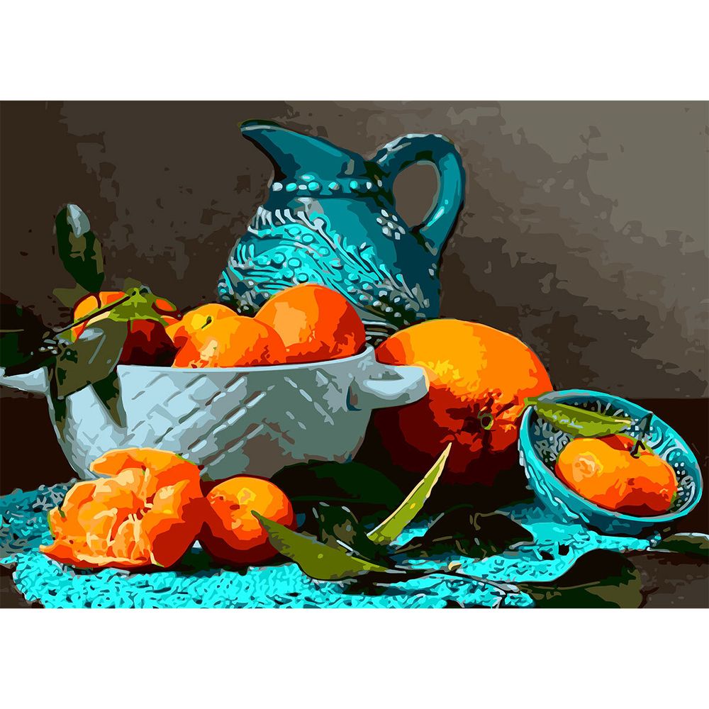 Картина по номерам Cristyle, Испанские апельсины Т. Карачкова, 40х50 см