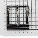 Пряжка ременная металл 40 мм мет. чер.никель, 4 шт, BIG