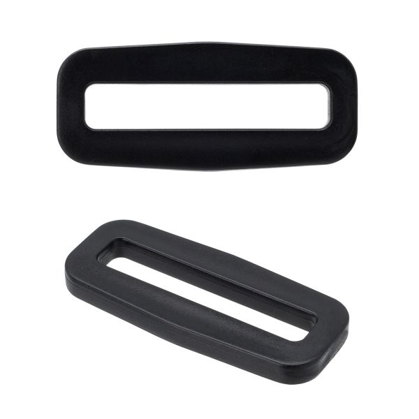 Рамка прямоугольная пластик ацеталь 30 мм, черный, 20 шт