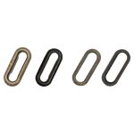 Люверсы металл овальные 24х8 (внутр.), 28х12 (внешн.), металл (≈1000 шт) New Star, антик