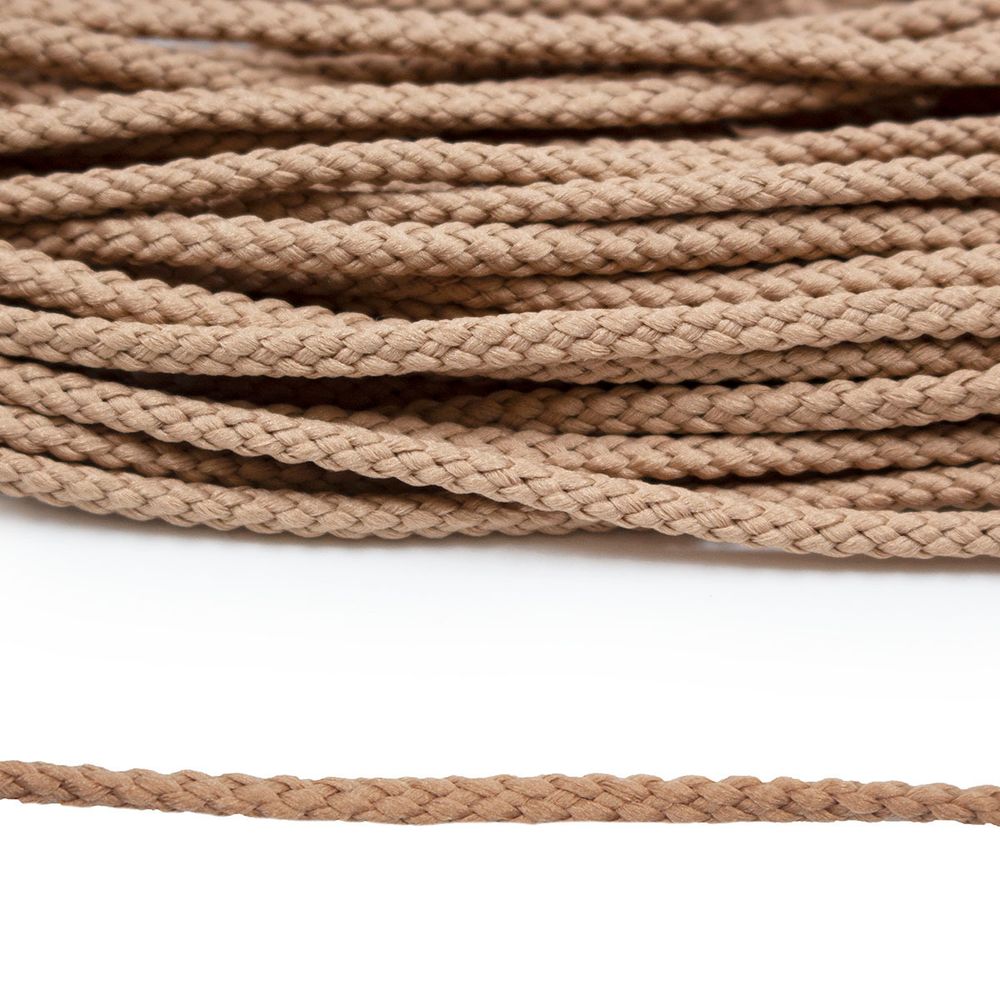 Шнур плетеный ⌀4.0 мм / 200 метров, 014 бежевый
