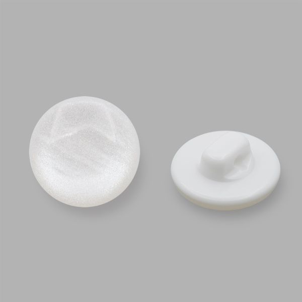 Пуговицы на ножке 22L (14мм), пластик (Wht-01 белый), 72 шт, CR P-45