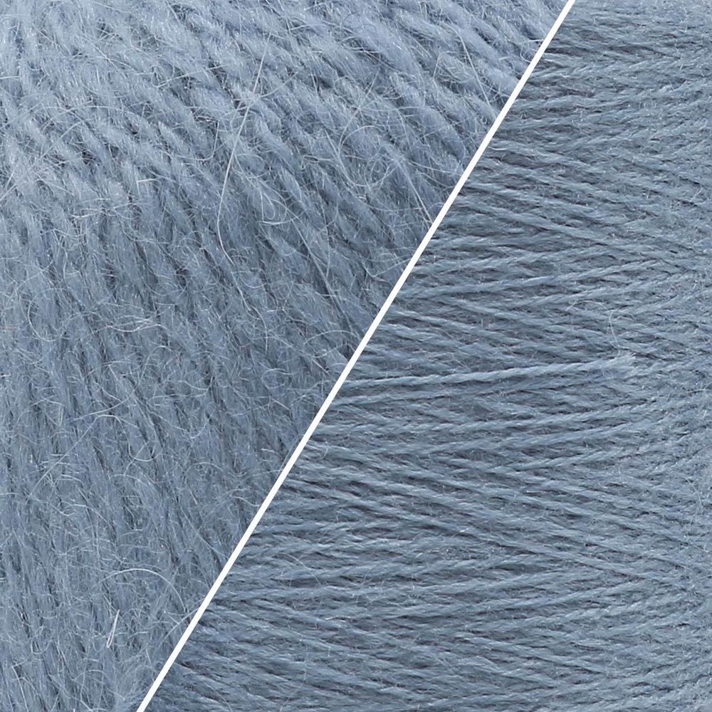 Пряжа Astra Premium (Астра Премиум) Пух норки / уп.1 мот. по 50 г, 290 м, 064 серо-голубой