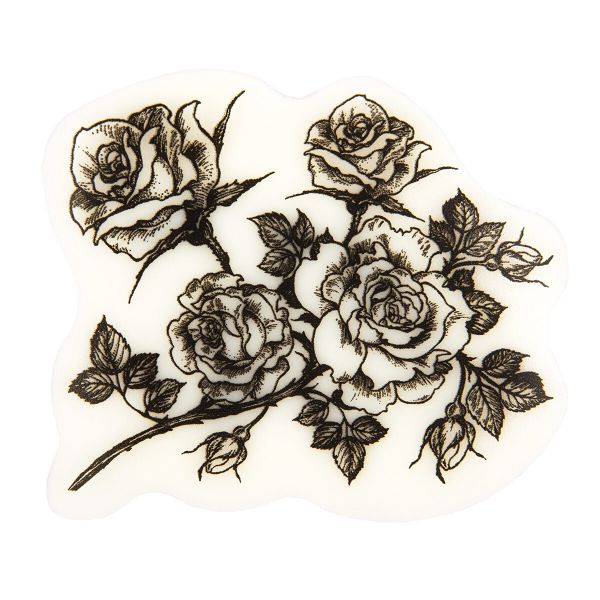 Штамп 5.8х7.2 см, 02 Розовый куст, Mr.Painter TSM-01