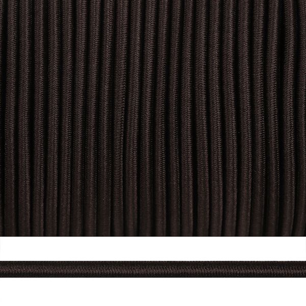 Резинка шляпная (шнур эластичный) ⌀3.0 мм / 100 метров, цв.F304 коричневый, 1678590