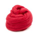 Шерсть для валяния Троицкая п/тонкая 1х100 г (до 29 мкр), 06 красный