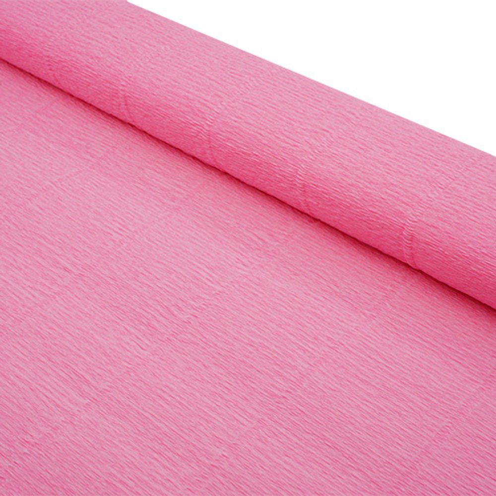 Гофрированная бумага (креповая) 50см, 2,5м, 140г/м², 949 светло-розовая