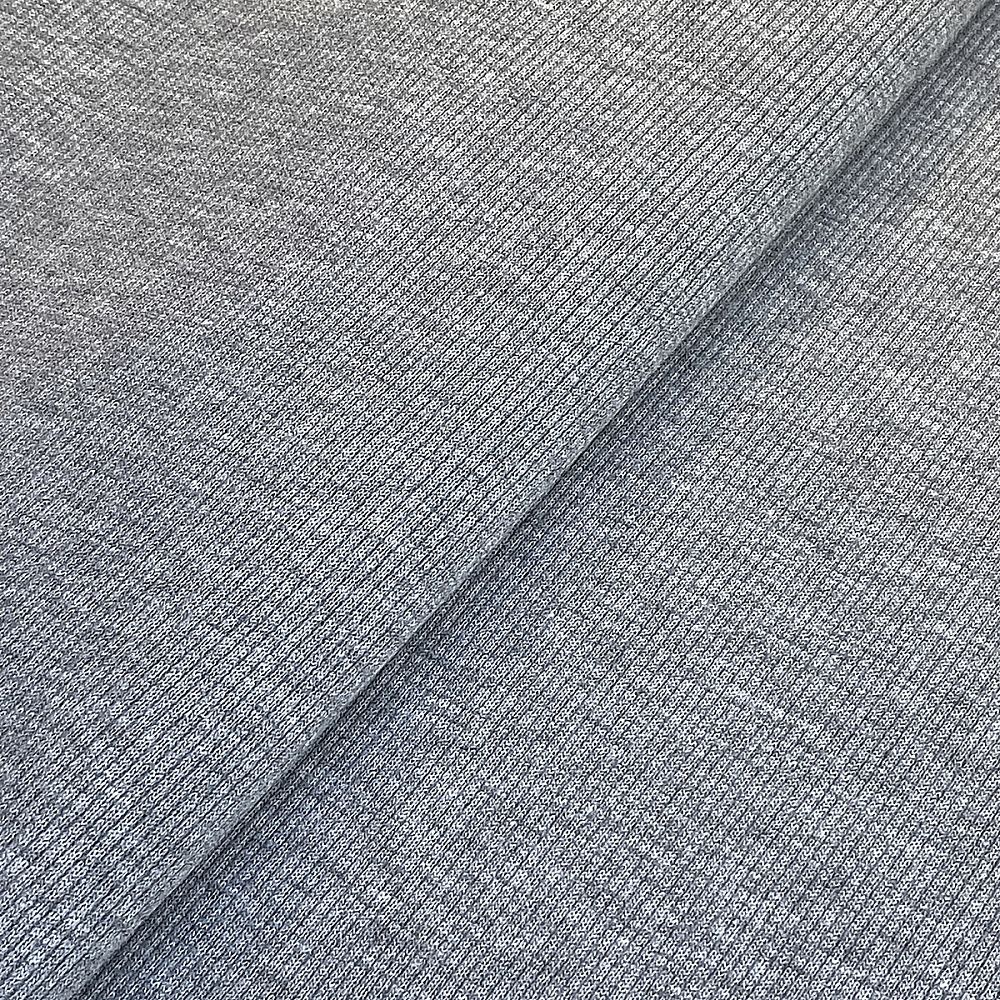 Кашкорсе с лайкрой пенье 400 г/м², 60+60 см / 3 метра, КАШ.400.СЕР.МЕЛ.3, сер.меланж