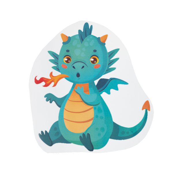 Термотрансфер, 1 шт, М-229 дракончик 14х12.5 см, Gamma M №02