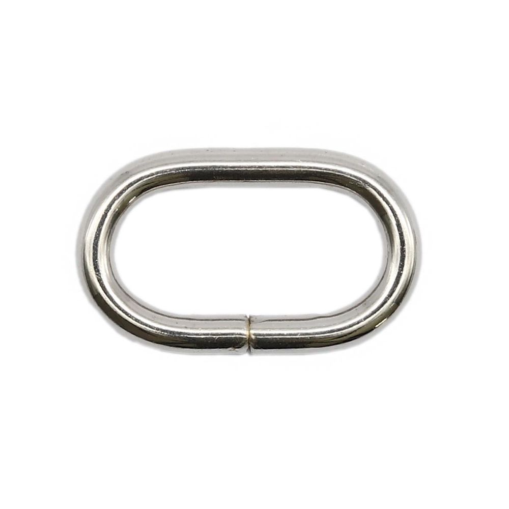 Кольцо овальное 20х10 мм (3,1-3,15) (никель), 100 шт