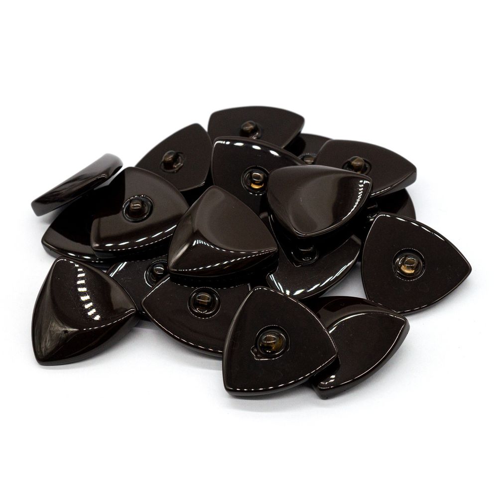 Пуговицы на ножке (3.01-023-44) (коричневый), 20 шт