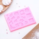 Молд 13х9,5 см, Микс узоров