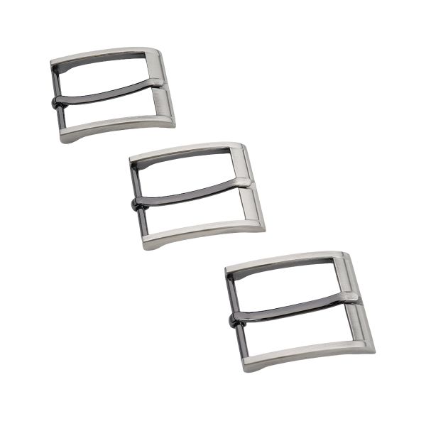 Пряжка ременная металл 35 мм, T.Nickel, 3 шт