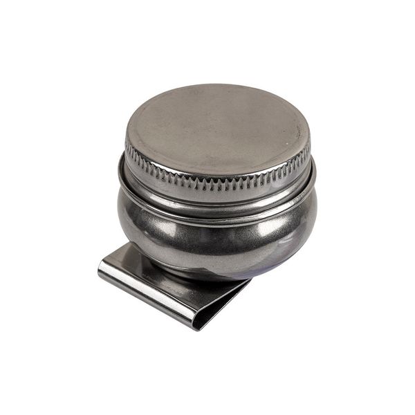 Масленка с крышкой 4 см, 6 шт, нерж. сталь, Vista-Artista VM1T/S