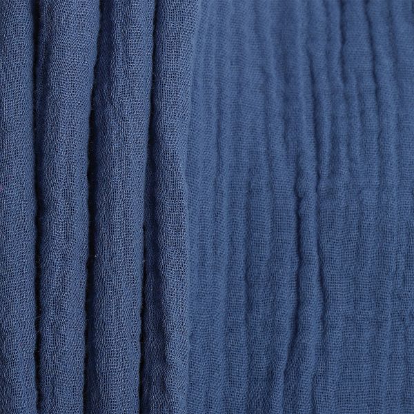 Муслин 125 г/м², 130 см / 2 метра, TBY.Mus.24723.67.2, цв.67 бл.синий