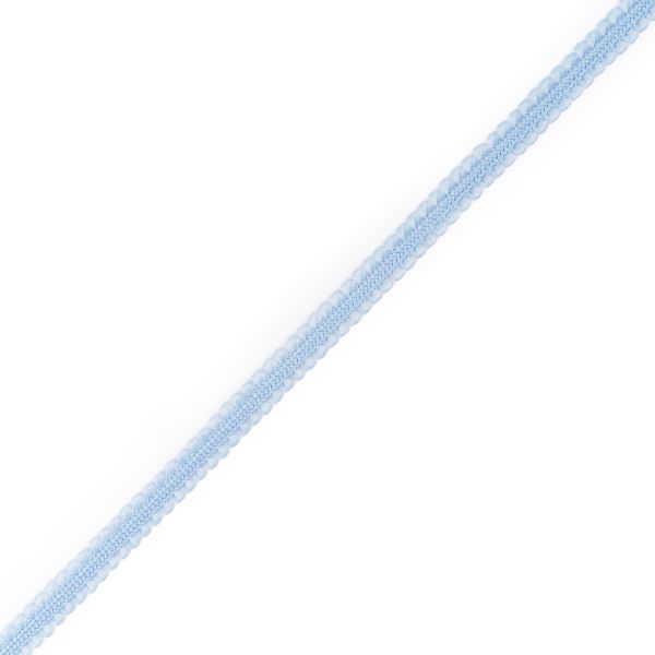Шнур отделочный сороконожка ⌀5.0 мм / 30 метров, голубой, С873