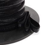 Резинка бельевая (бретелечная) с силиконом 8.0 мм / 50 метров, черный