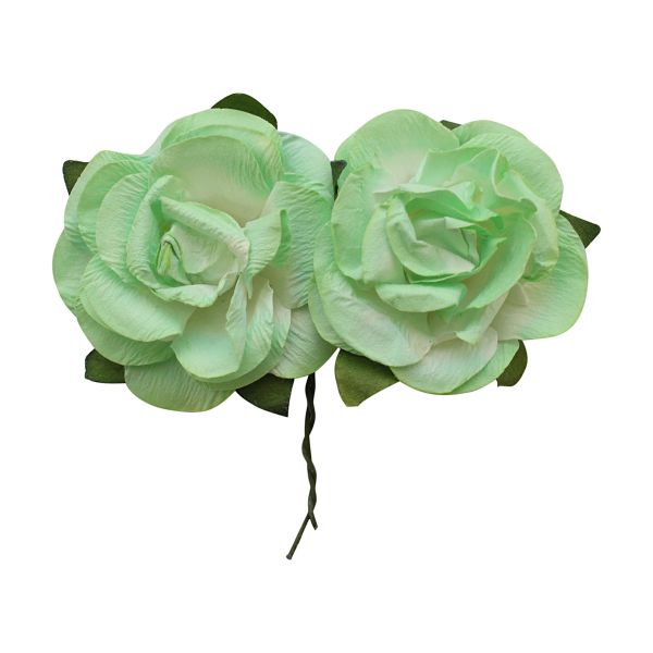 Цветы искусственные декоративные 4,3х2см, 6 шт, Астра, E05 светло-зеленый