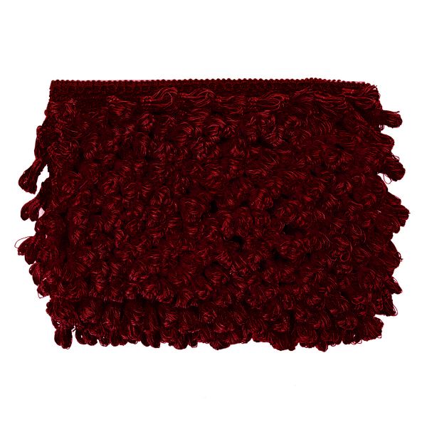 Бахрома отделочная 50.0 мм / 10 метров, с кистями 274 бордо