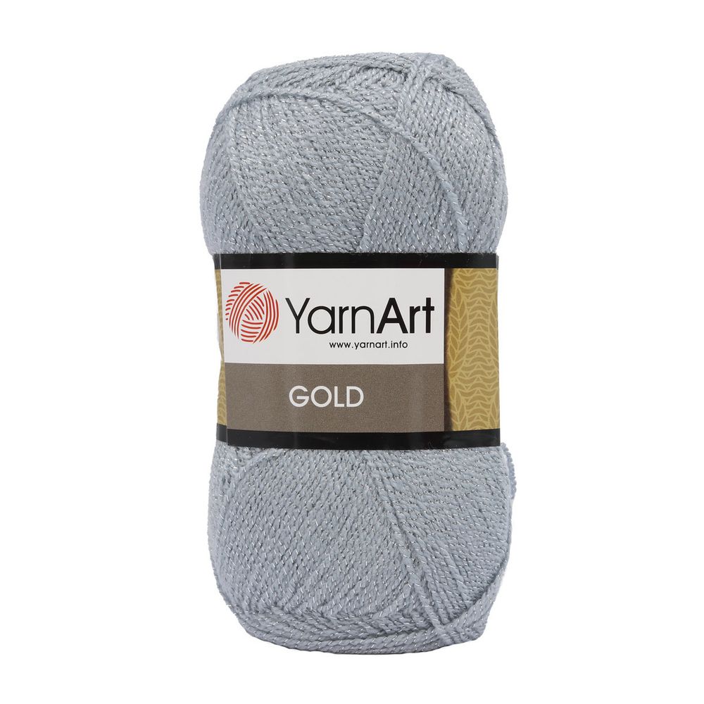 Пряжа YarnArt (ЯрнАрт) Gold / уп.5 мот. по 100 г, 400м, 14500 серый