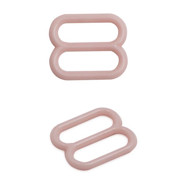 Рамки-регуляторы для бюстгальтера пластик 10.0 мм, 100 шт, C344 пудровый