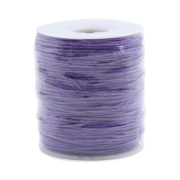 Шнур вощеный ⌀1.0 мм / 100м цветной на катушке 0371-9002 (170 темно-фиолетовый)