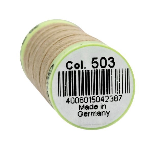 Нитки отделочные Gutermann Top Stitch, 30м, 503 желтовато-серый, 5 катушек