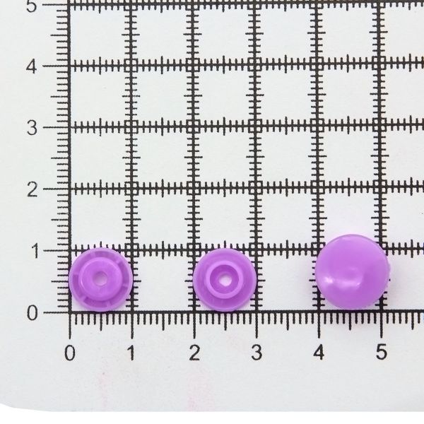 Кнопка рубашечная ⌀12,5/10мм пластик (≈100 шт) New Star (414 лиловый)