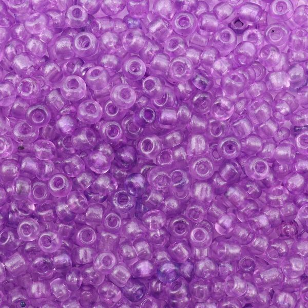 Бисер Astra&Craft 11/0 (2.1 мм), 200 г (10х20 г), цв. 906 сиреневый/непрозрачный