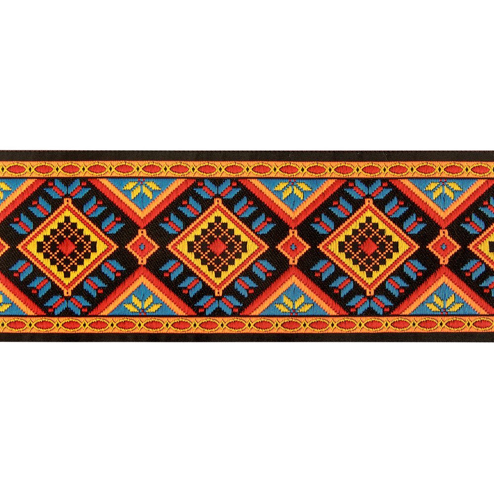 Лента (тесьма) жаккардовая 70.0 мм / 10±0.5 метров, 4, Gamma TRJ-117YP