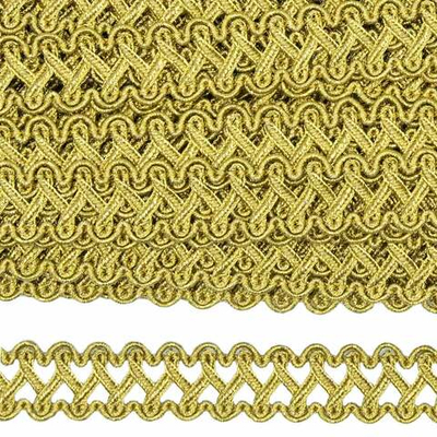 Тесьма 20 мм / 25 метров, 02 т.золото, 23-2508