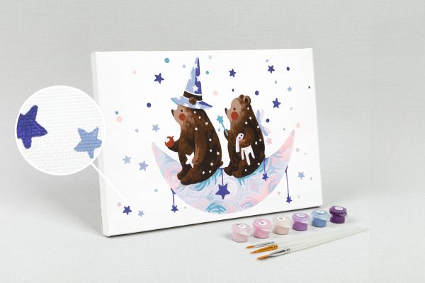 Картина по номерам Фрея, Путешествие во сне, 30х20 см