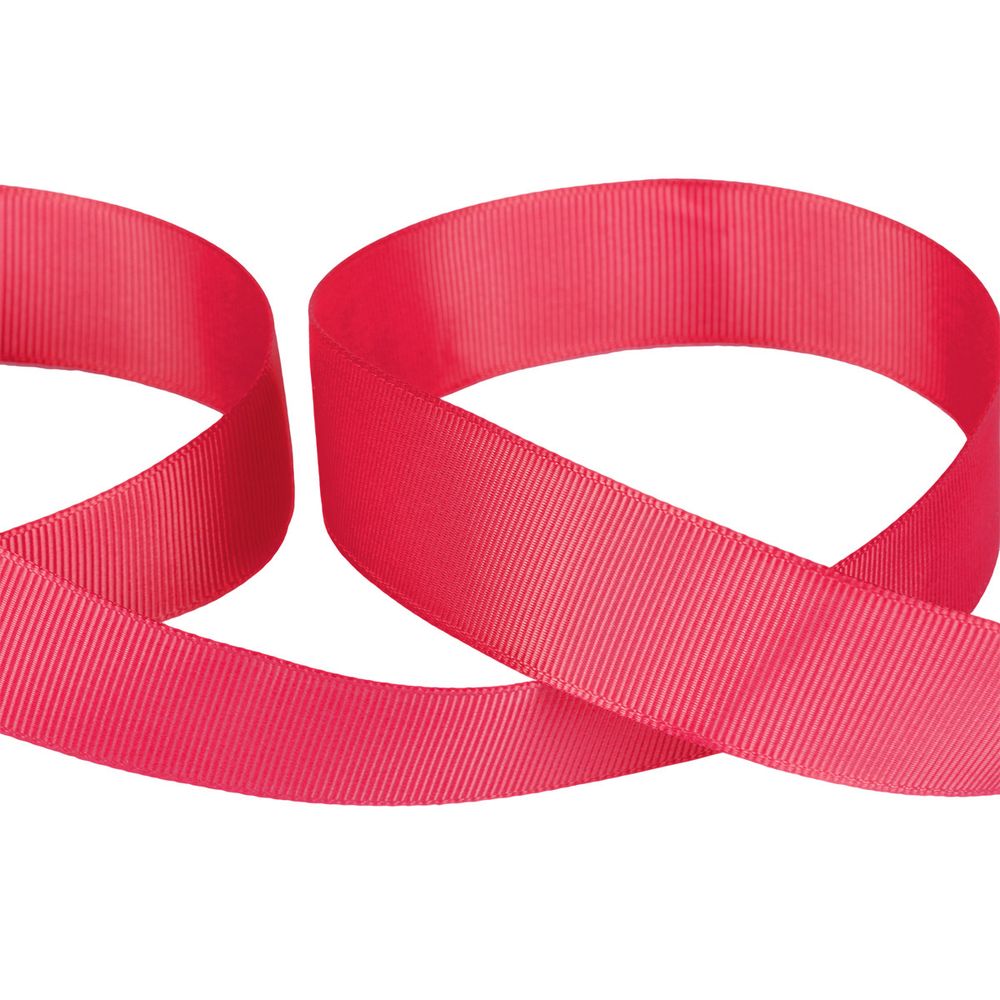Лента репсовая нарезка 25.0 мм / 5 шт по 5.4 метра, 037 т.розовый, Gamma GR-25